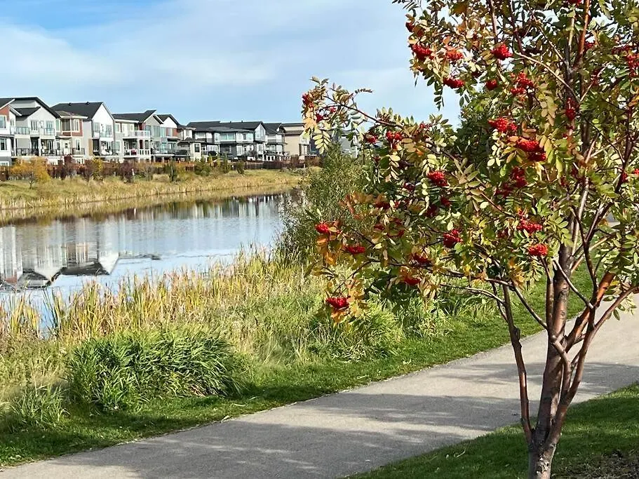 Vakantiehuis The Happy Place - Luxurious, Cozy And Modern Home With Air-Condition, Netflix, Free Parking Close To Airport And West Edmonton Mall